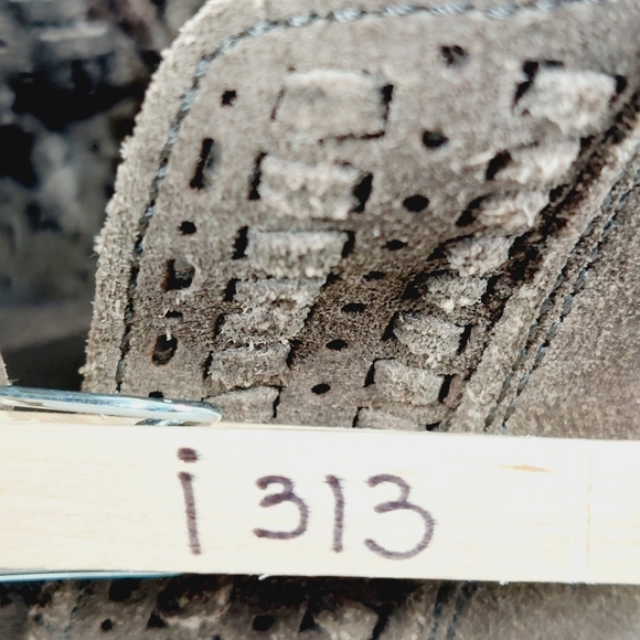 Vince Camuto Prasata Taupe Suede Back Zip Pump Heels Ankle Booties I313 - Picture 12 of 12